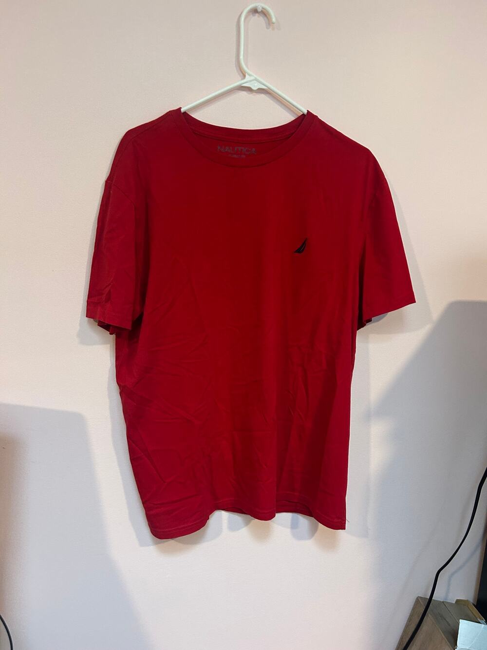 Nautica Mens Red Shirt *L*